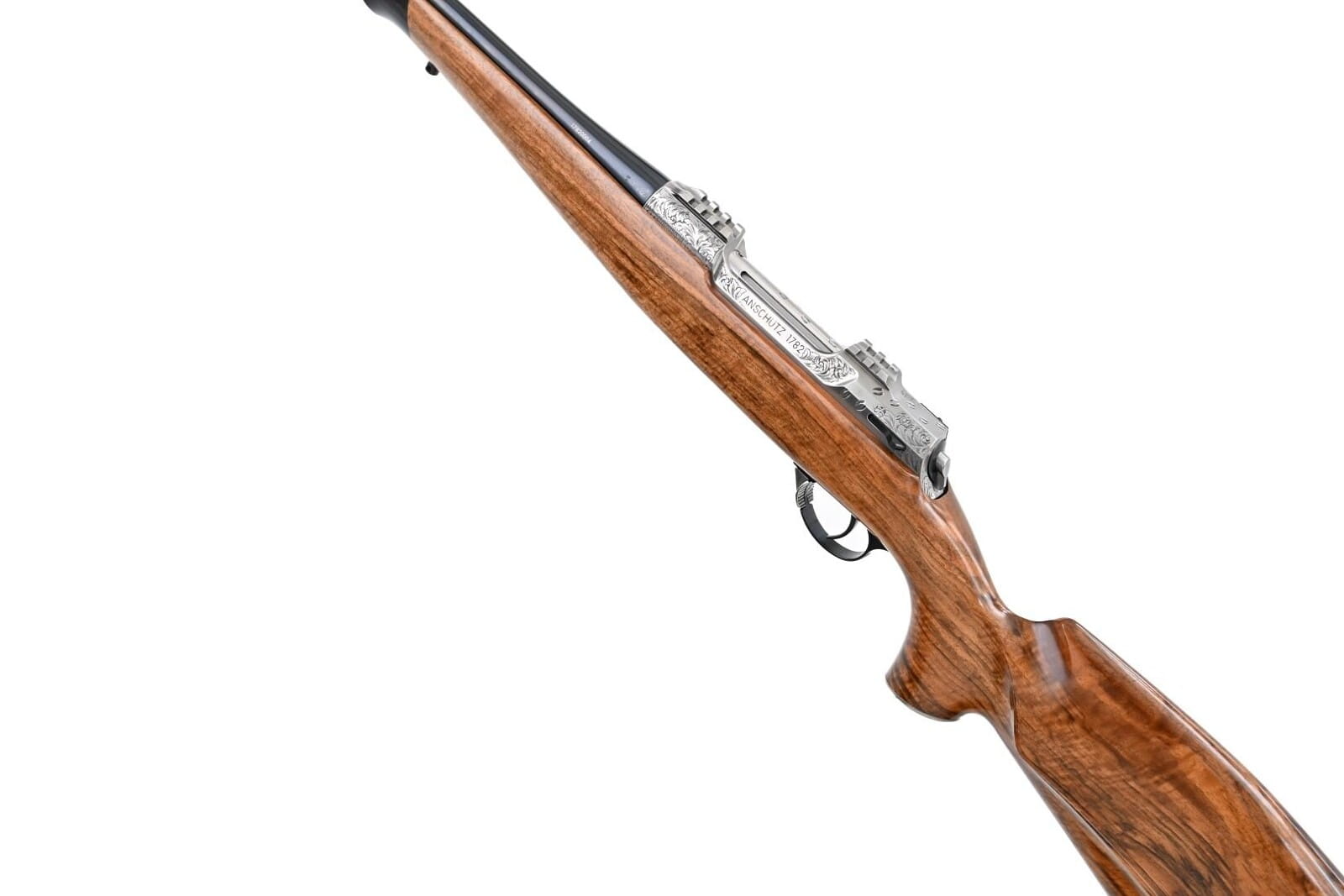 Karabin Anschutz 1782 D Mouflon - widok z lewej strony na orzechową osadę z chwytem pistoletowym i policzkiem